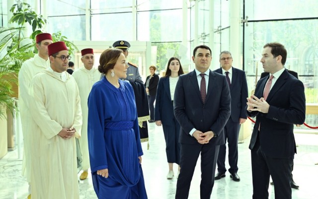 Mərakeşin xanım Şahzadəsi Beynəlxalq Muğam Mərkəzi ilə tanış oldu - FOTOLAR