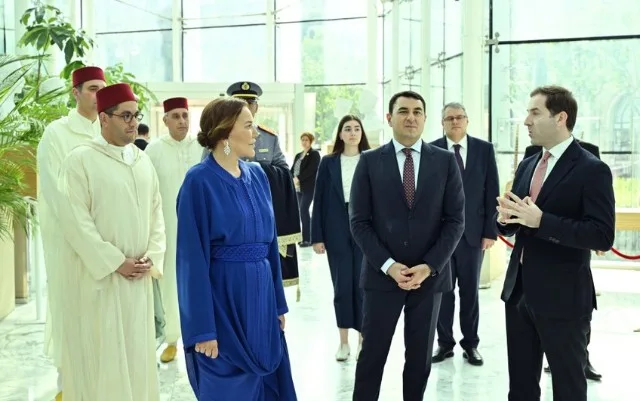 Mərakeşin xanım Şahzadəsi Beynəlxalq Muğam Mərkəzi ilə tanış oldu - FOTOLAR