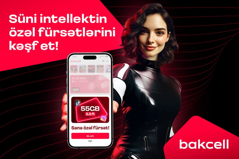 Bakcell mobil tətbiqi süni intellekt dəstəkli təkliflər dövrünə keçir