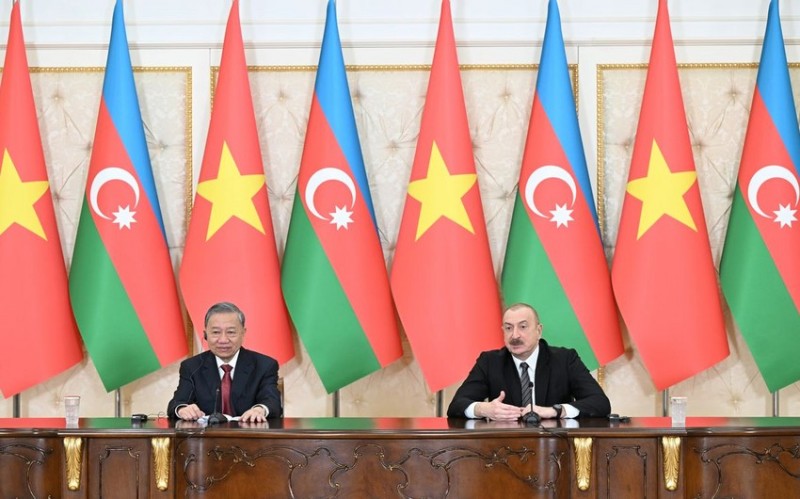 İlham Əliyev və To Lam mətbuata birgə bəyanatla çıxış ediblər - YENİLƏNİB + FOTOLAR
