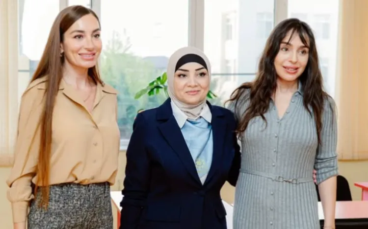 Arzu və Leyla Əliyevalar həssas əhali qrupundan olan şəxslərə baş çəkdilər