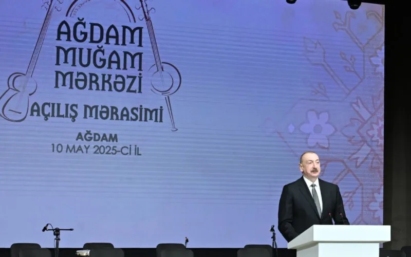 Azərbaycan liderinin Ağdamdakı çıxışından VİDEO