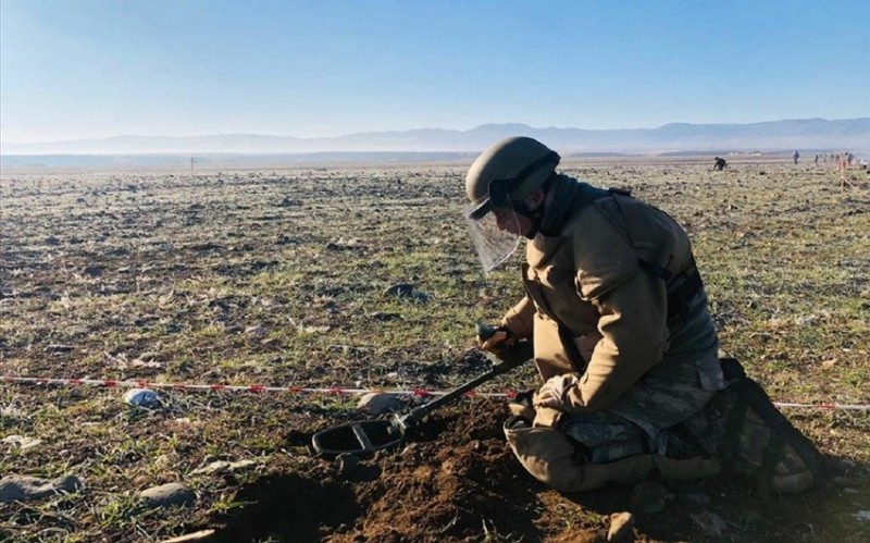 Ötən həftə 1315,7 ha ərazi minalardan təmizlənib
