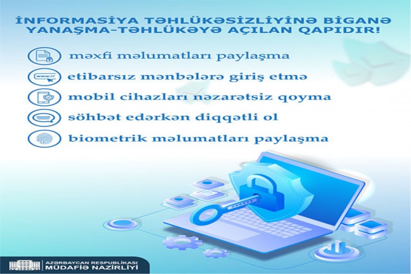 Azərbaycan Ordusunda kibertəhlükəsizliyə dair tədbirlər keçirilir