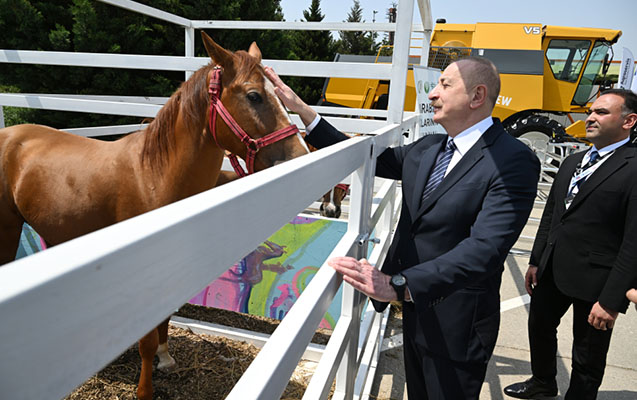 İlham Əliyev “InterFood Azerbaijan” və “Caspian Agro” sərgilərində - YENİLƏNİB + FOTOLAR