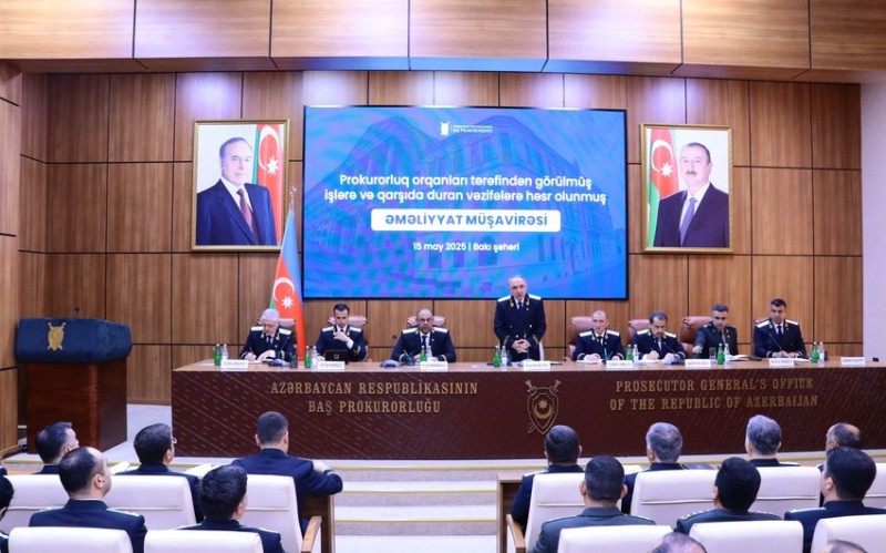 Baş prokuror müşavirə keçirdi - FOTOLAR