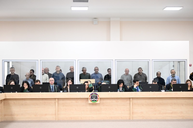 Ermənistan ordusunun cinayətləri ilə bağlı hesabat məhkəmədə nümayiş olunub