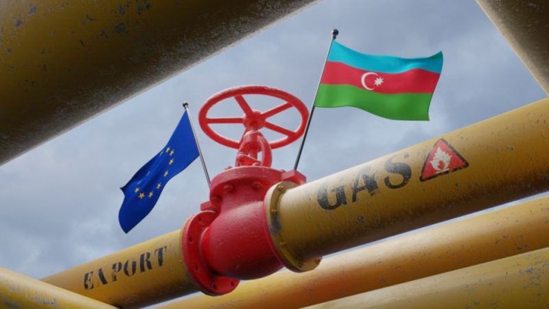 Azərbaycanın Avropaya qaz ixracatı 12.9 milyard kubmetrə çatıb