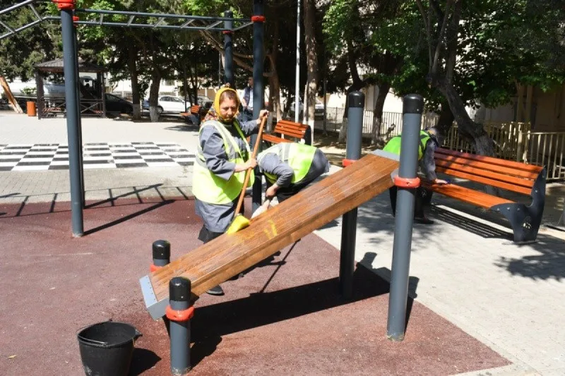 Bakıda növbəti genişmiqyaslı təmizlik işləri aparılıb