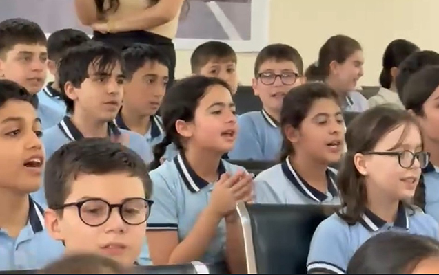 Monitorinq öncəsi şagirdlərdən maraqlı təşəbbüs - VİDEO
