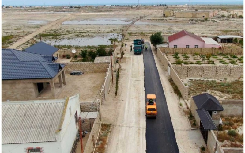 Pirallahıda 3 küçədə təmir işləri aparılır