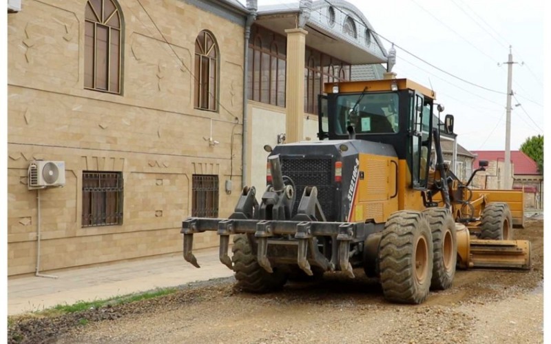 Şəmkirdə kəndlərarası avtomobil yolu layihəsinin icrasına start verilib