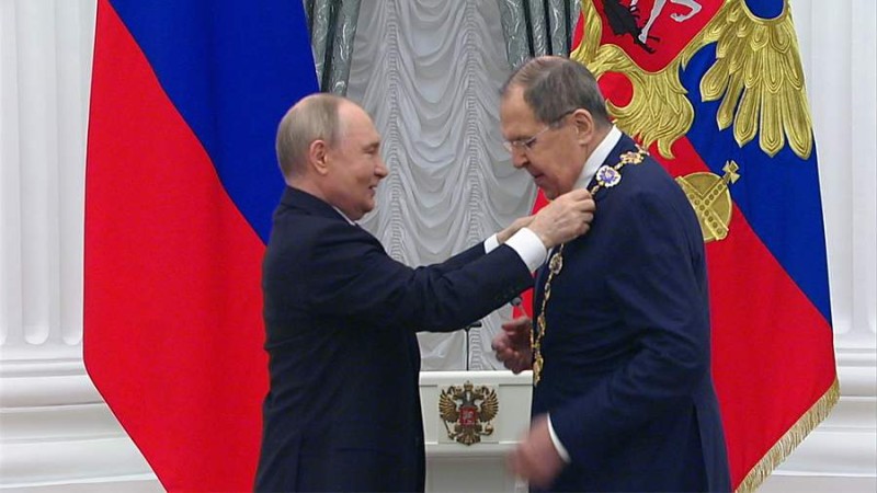 Putin Lavrova orden verdi