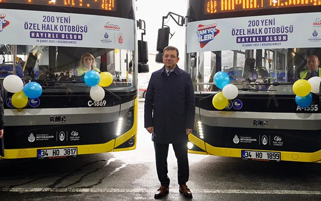 İstanbul avtobuslarında İmamoğlu qadağası