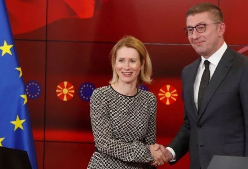 Kaya Kallas: Şimali Makedoniyanın gələcəyi Aİ-dədir