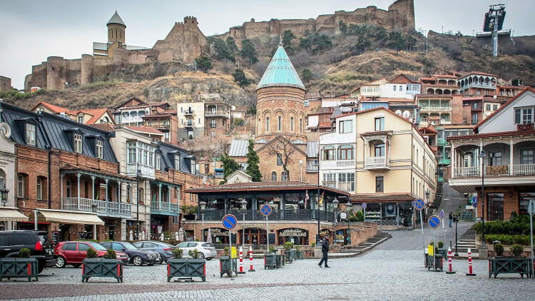 Tiflisin mərkəzində atışma 