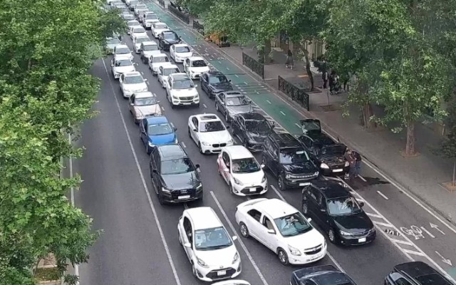Hazırda bu yollarda sıxlıq var - SİYAHI