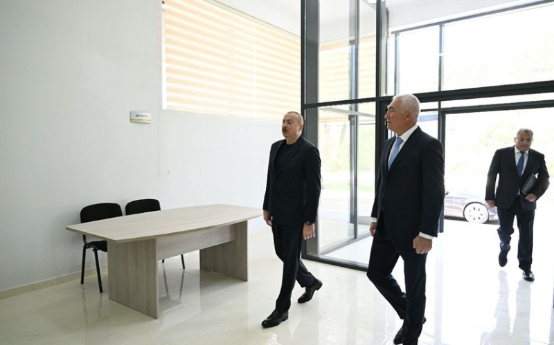 Prezident Bəylik kəndinin açılışında iştirak edib - FOTOLAR - YENİLƏNİB