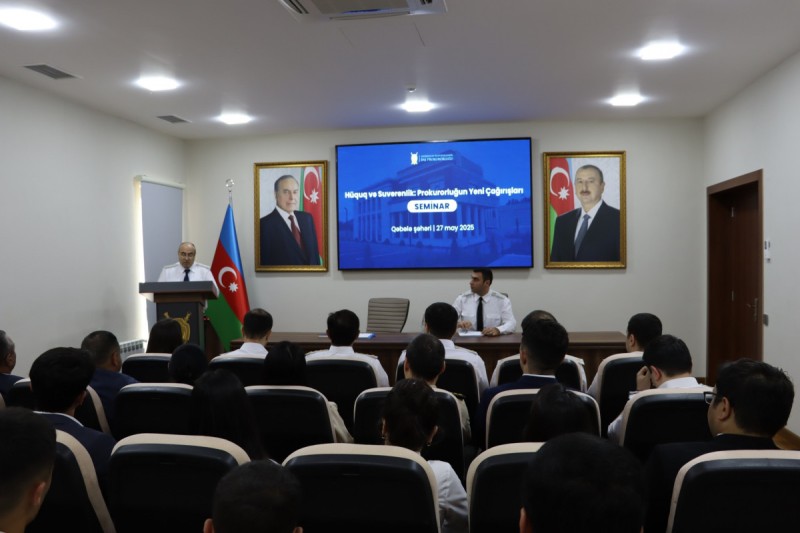 Qəbələ rayon prokurorluğunda seminar təşkil olunub