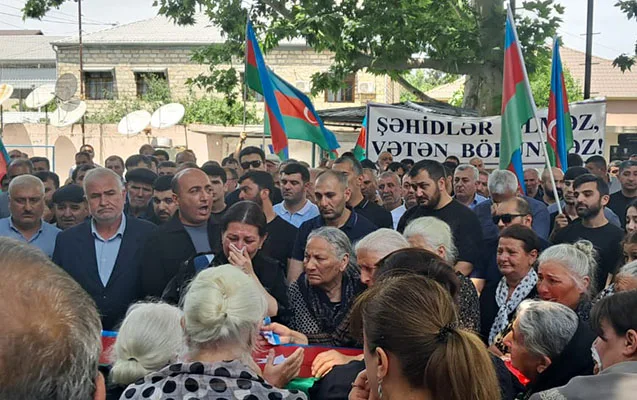 İtkin şəhidimiz dəfn olundu - FOTO
