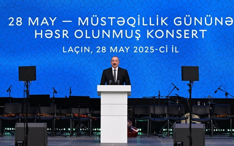 Laçında 28 May - Müstəqillik Gününə həsr olunmuş konsert keçirilib - YENİLƏNİB + FOTOLAR