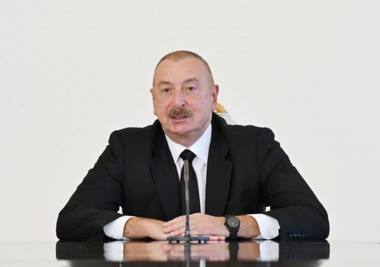 Azərbaycan Prezidenti: Əminəm ki, üç ölkənin dünyaya verdiyi mesajlar lazımi ünvana çatacaq