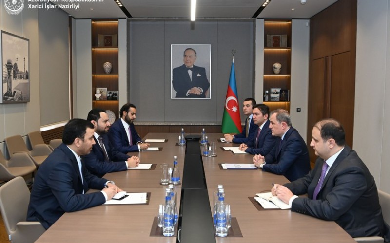 Ceyhun Bayramov qətərli həmkarı ilə görüşüb - FOTO