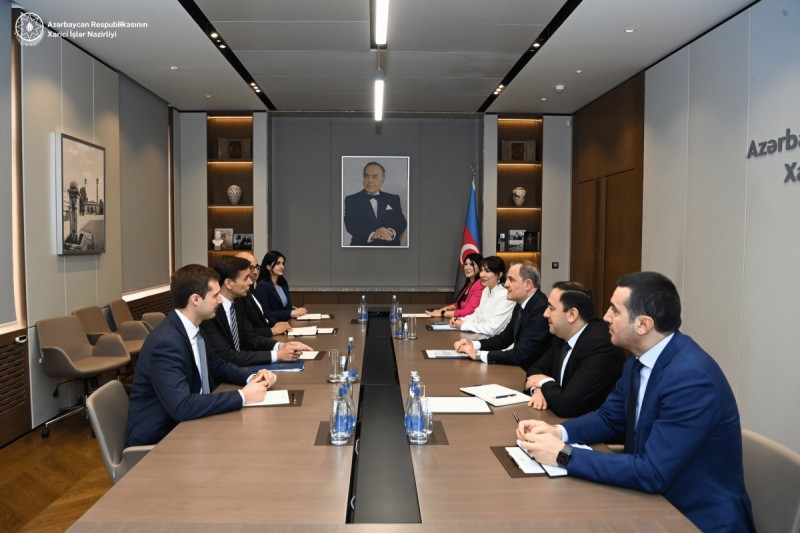 Ceyhun Bayramov Coşua Hakla görüşüb - FOTO