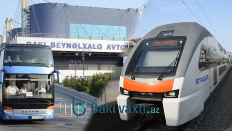Bayram günlərində avtobus və qatarlar necə işləyəcək?