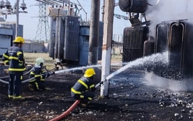 Ucarda elektrik yarımstansiyasında yanğın - Bir neçə kənd işıqsız qaldı