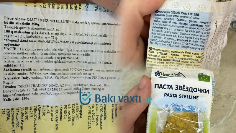 Etiketdə ziddiyyət: Orijinalamı inanaq, tərcüməyəmi? - Alıcı çaşqınlıq içindədir