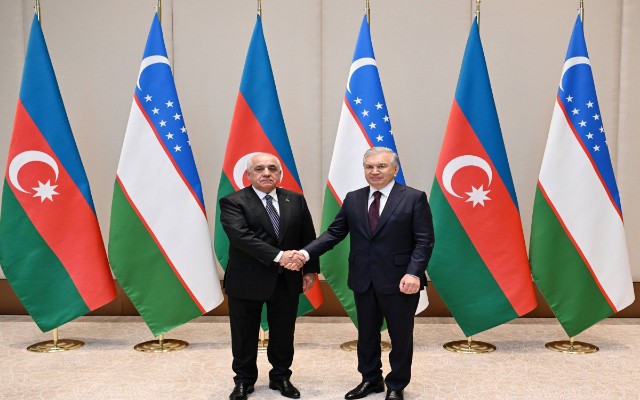Əli Əsədov Özbəkistan Prezidenti ilə görüşdü