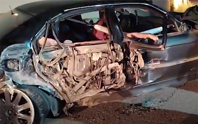 Daha bir “BMW” hasara çırpıldı - VİDEO