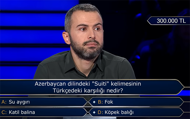 Azərbaycanla bağlı sual ona 300 min qazandırdı - VİDEO