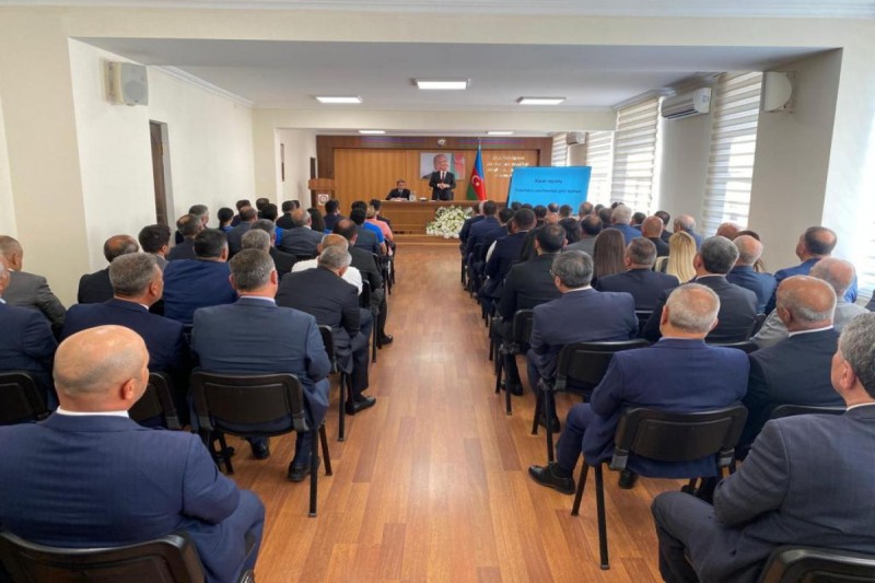 BŞİH Xəzər rayonunda müşavirə keçirib