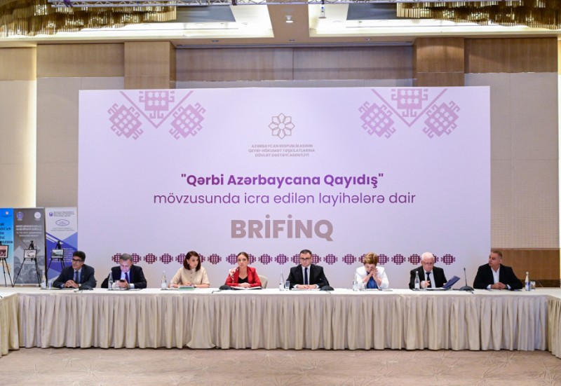 Qərbi Azərbaycan mövzusunda QHT layihələrinin keyfiyyət və kəmiyyət göstəriciləri yüksəlib - Brifinq