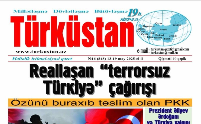 “Türküstan”ın 19 yaşı oldu