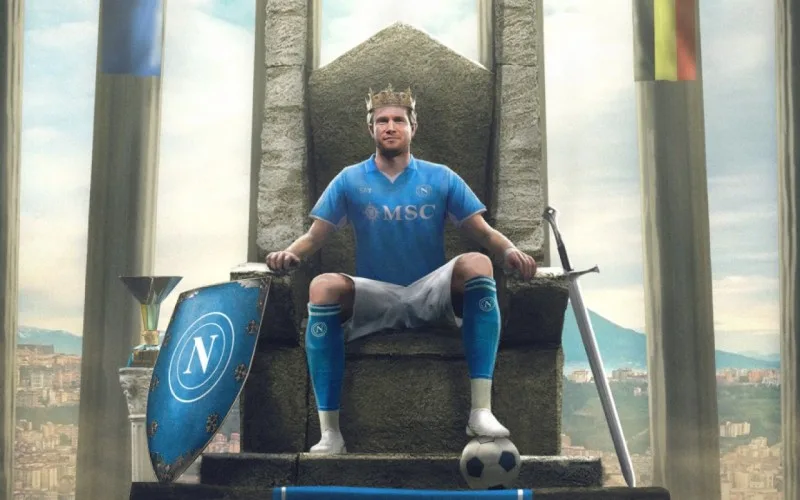 Bruyne “Napoli” ilə müqavilə imzaladı