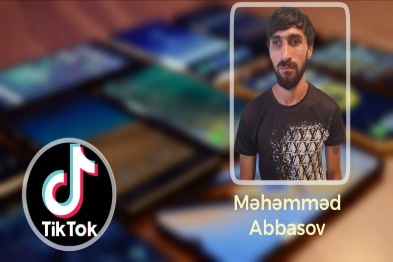 “TikTok”da dələduzluq edən şəxs saxlanıldı
