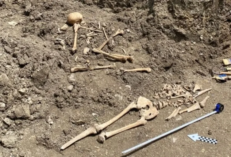 Ağdamda sümük qalıqları tapıldı