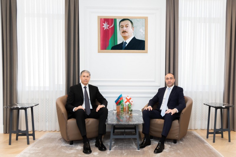 Vilayət Eyvazov Gürcüstanın daxili işlər naziri ilə görüşdü