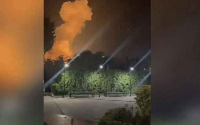 Türkiyəli idmançıların qaldığı hotelin ətrafı bombalandı - VİDEO
