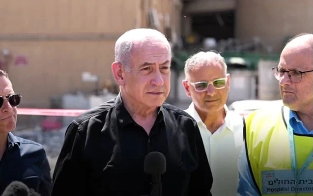 Netanyahu həmin xəstəxanaya getdi