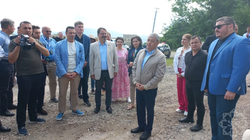 Diplomatik korpus nümayəndələri Şuşada - FOTO