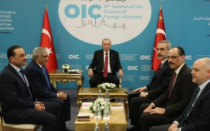 Ərdoğan Pakistan xarici işlər nazirini qəbul etdi