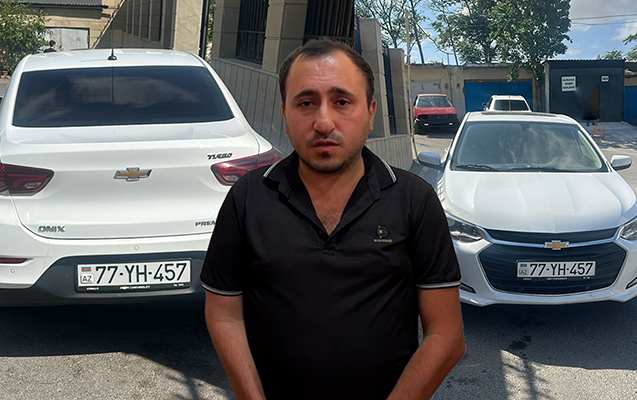Müştəri ilə tanış olmaq istədi, saxlanıldı - VİDEO
