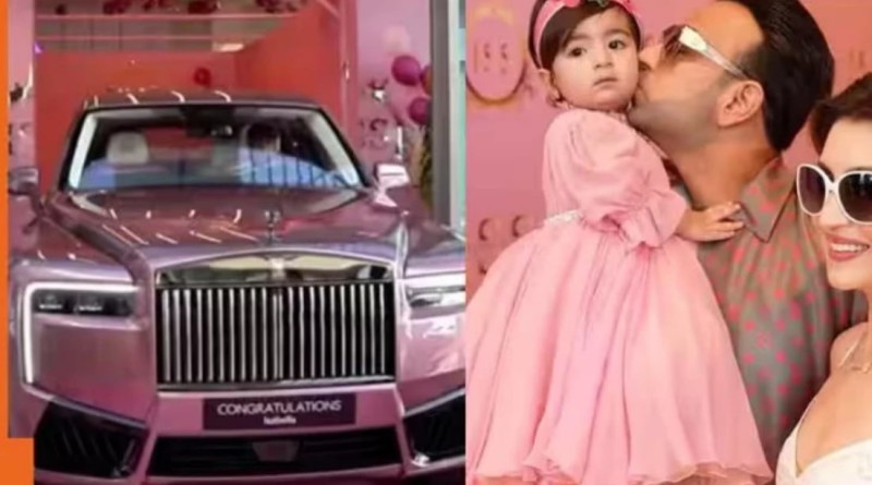 1 yaşlı qızına 1 milyondan baha olan avtomobil aldı
