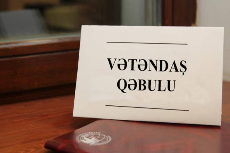İyulda nazir və komitə sədrlərinin vətəndaş qəbulu CƏDVƏLİ