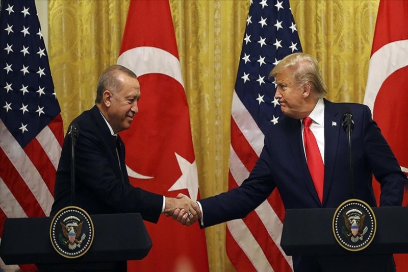 Ərdoğan Trampla Qəzzada atəşkəs məsələsini müzakirə edib
