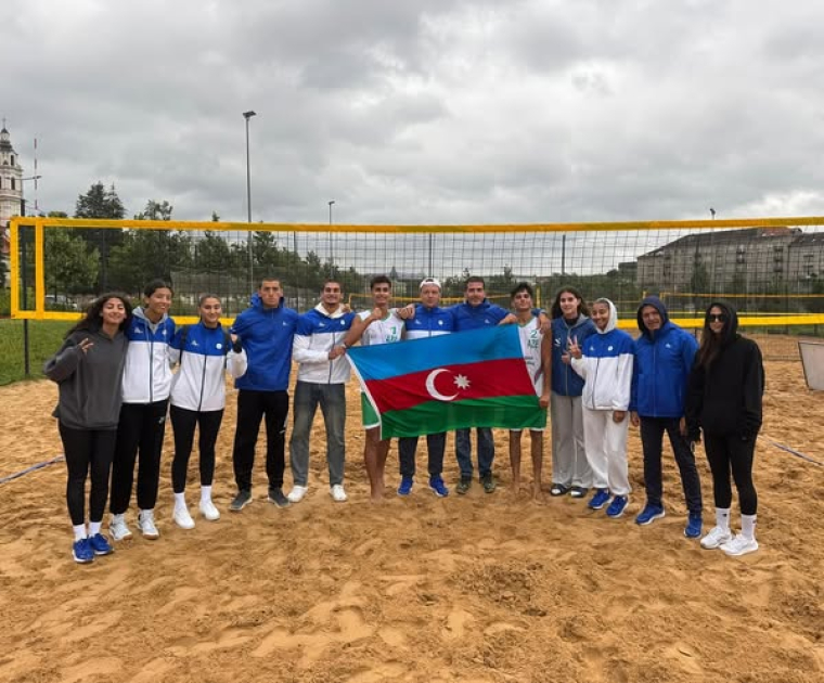Azərbaycanın çimərlik voleybolu üzrə yığmaları Ermənistan və Gürcüstanı məğlub etdi